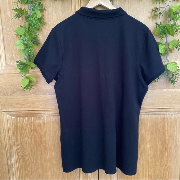 Old Navy Black Short Sleeve Uniform Style Polo XL - Picture 10 of 12
